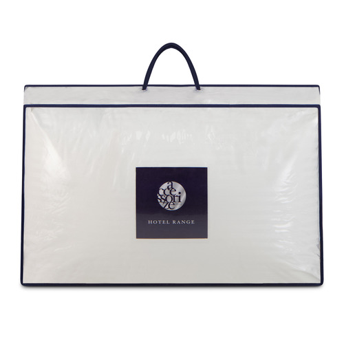Twin Pack Cotton Sateen Medium Hotel Pillow