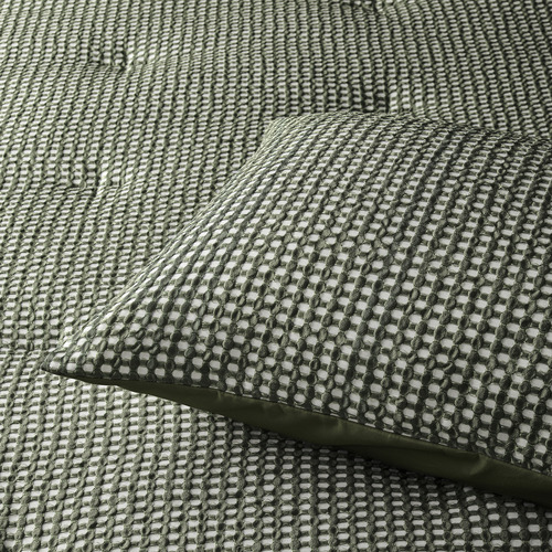 Green Waffle Hokey Pokey Comforter Set