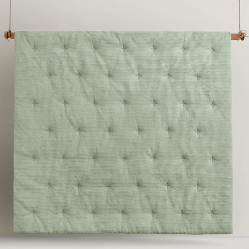 Sage Soho Waffle Comforter Set