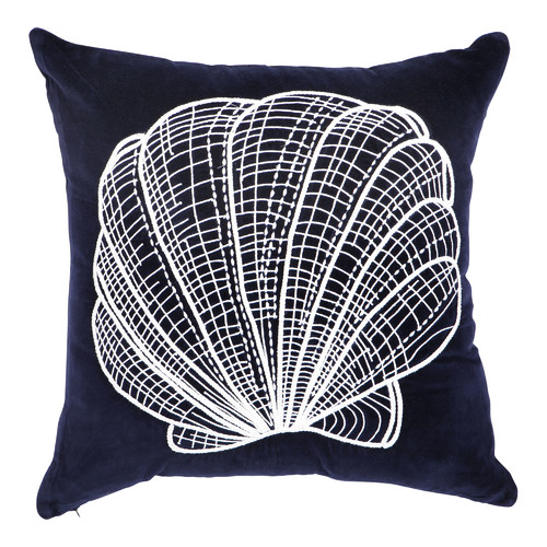 Alexander Santorini Navy Blue Velvet Sea Shell Cushion Reviews