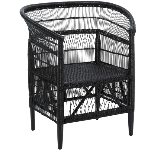 Quayside Trading La Palma Rattan Armchair Temple & ster