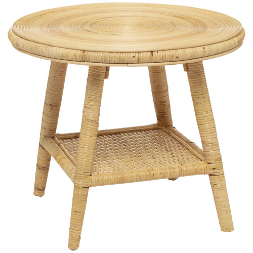 Round Wicker Coffee Table With Stools : 48 Wicker Round Coffee Table