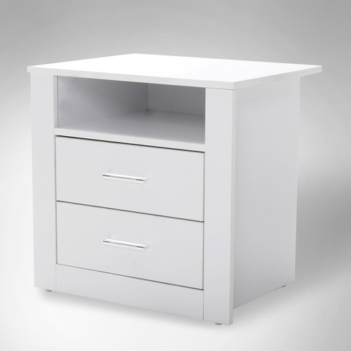 Emma's Design Riley 2 Drawer Bedside & Reviews Temple & ster