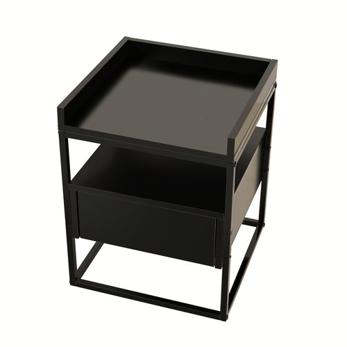 Robert Industrial Style Bedside Table Temple & ster