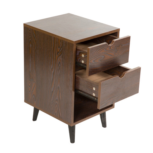 Brody Retro Bedside Table Temple & ster