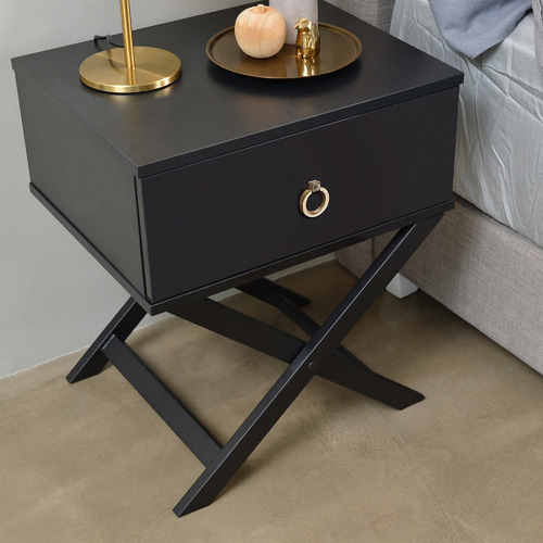 Brooklyn Home Cayla Cross Legged Bedside Table & Reviews | Temple & Webster