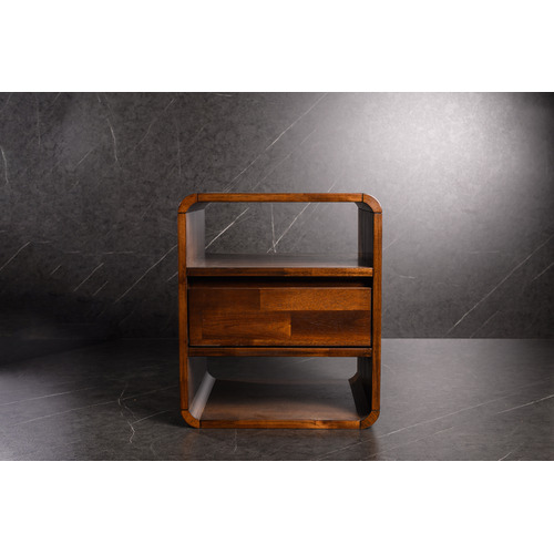 Brooklyn Home Medium Timber Tiffany Bedside Table | Temple & Webster