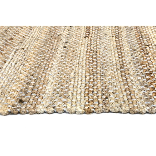 Blue Taj Basket Weave Jute Rug