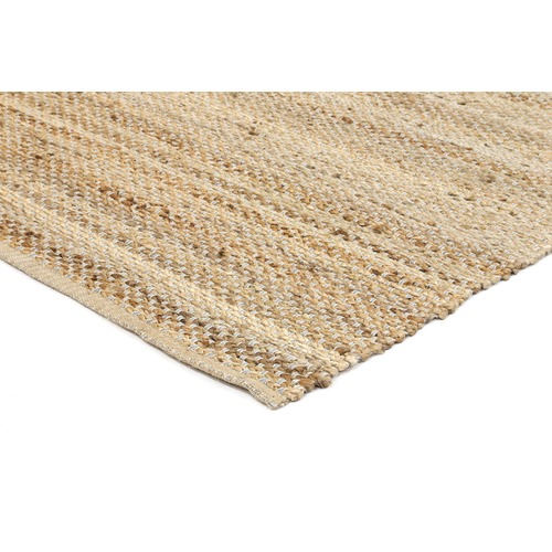 Blue Taj Basket Weave Jute Rug