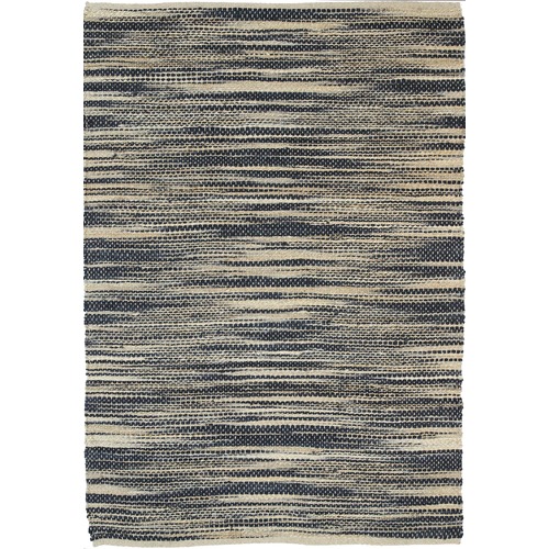 Grey Malmo Stripy Jute Rug
