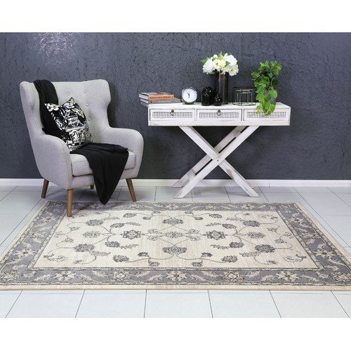Lifestyle Floors Cream Arya Classic Rug Temple & ster