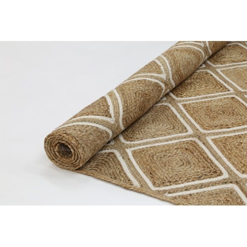 Natural  Parquetry Weave Artisan Contemporary Rug