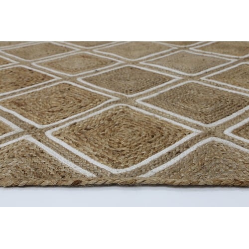 Natural  Parquetry Weave Artisan Contemporary Rug