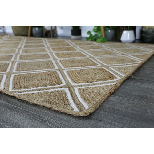 Natural  Parquetry Weave Artisan Contemporary Rug