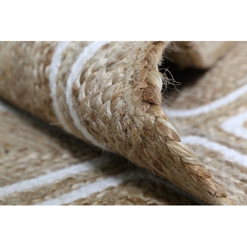 Natural  Parquetry Weave Artisan Contemporary Rug
