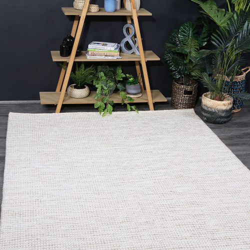 Ivory North Hand Woven Wool Rug
