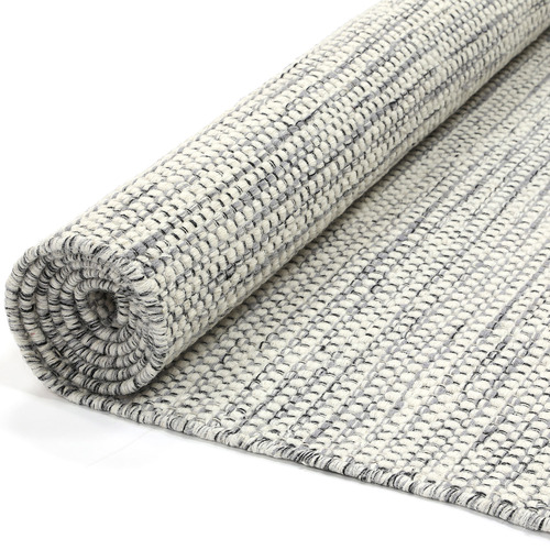 Grey North Hand Woven Wool Rug