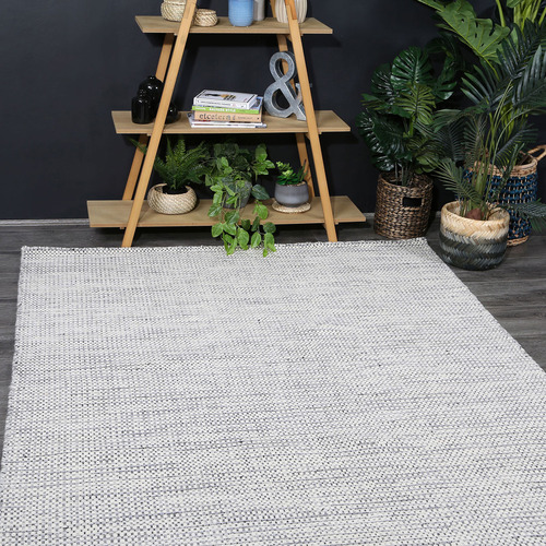 Grey North Hand Woven Wool Rug