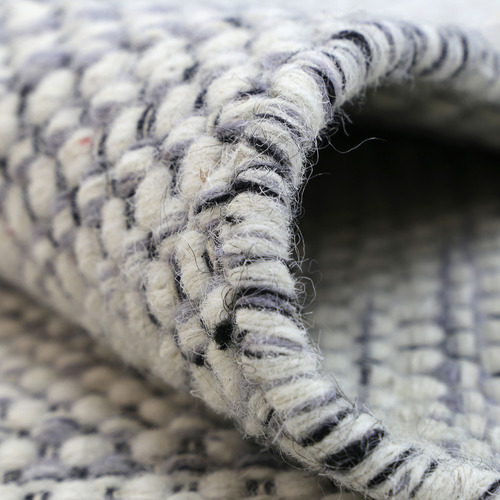 Grey North Hand Woven Wool Rug