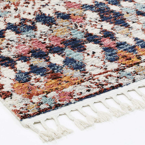 Lifestyle Floors MultiColoured Casablanca Boho Moroccan Rug Temple