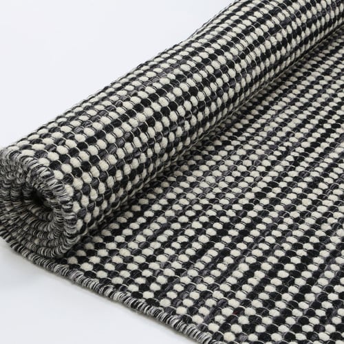 Charcoal Skandi Reversible Wool-Blend Rug