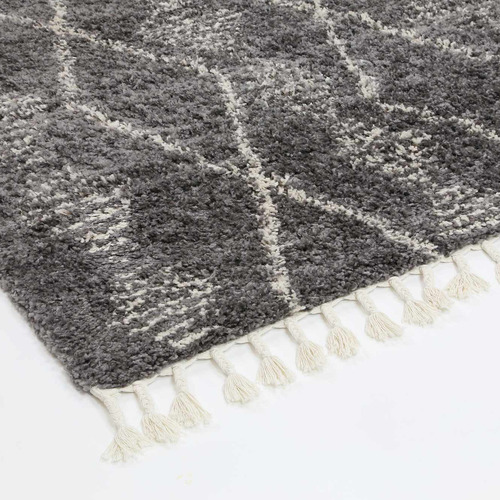 Dark Grey Zara Tribal Kasper Rug