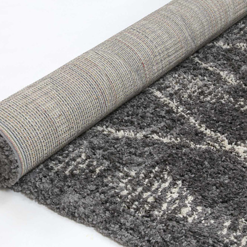 Dark Grey Zara Tribal Kasper Rug