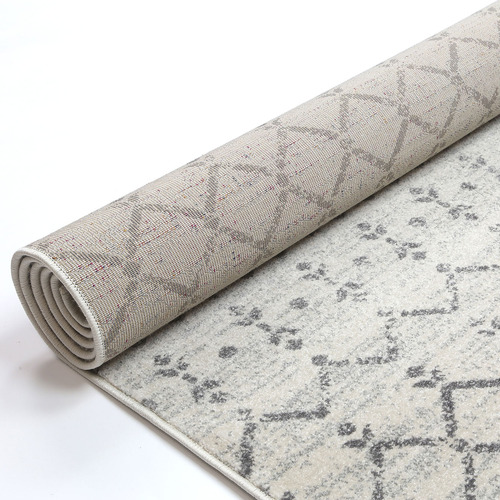 Grey Delicate Modern Rug
