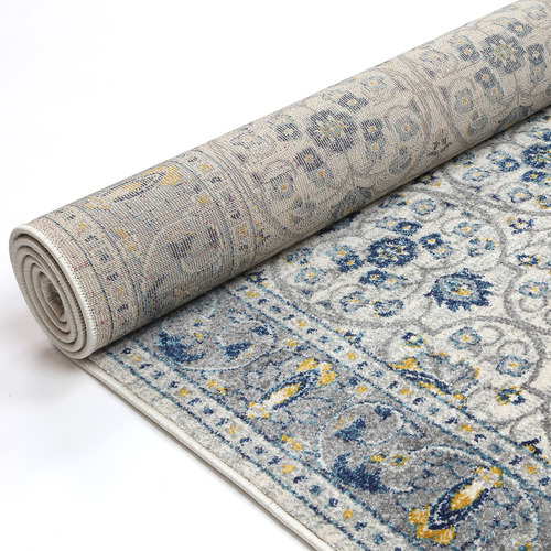 Blue Green Delicate Oriental Rug