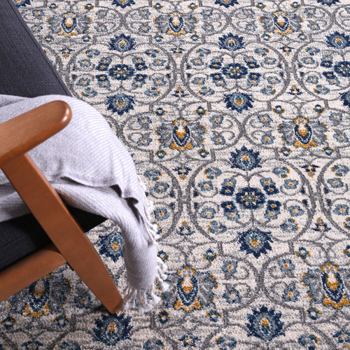 Blue Green Delicate Oriental Rug