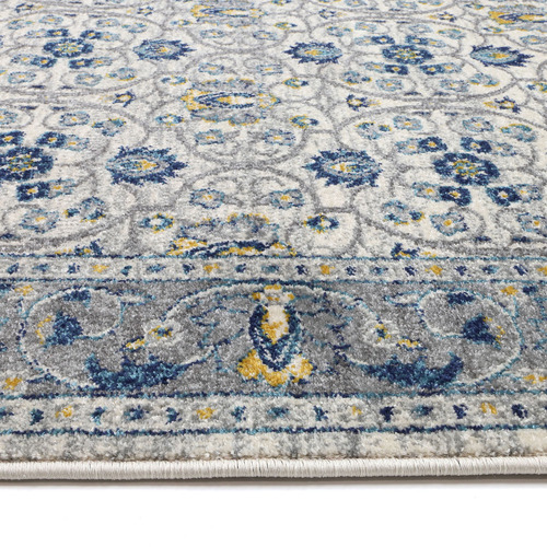 Blue Green Delicate Oriental Rug