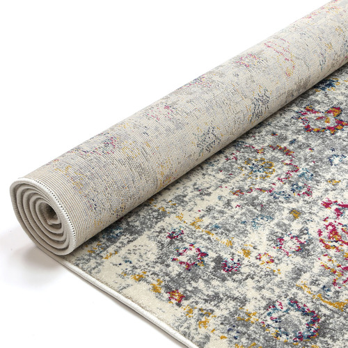 Grey Delicate Traditional Rug