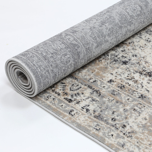 Lifestyle Floors Grey & Beige Expressions Contemporary Rug Temple