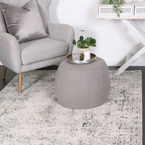 Lifestyle Floors Grey & Beige Expressions Contemporary Rug Temple