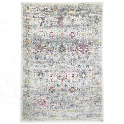 Lifestyle Floors MultiColoured Delicate Traditional Rug Temple & ster