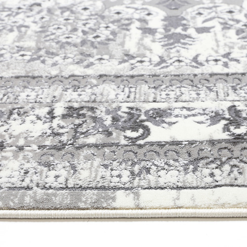Grey Crusade Floral Rug