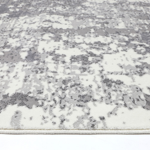 Grey Ash Abstract Rug