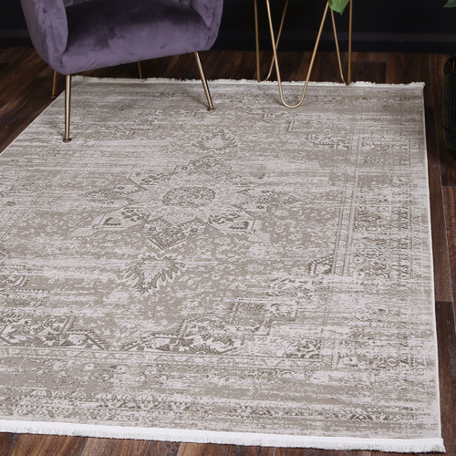 Brown Bloom Oriental Rug