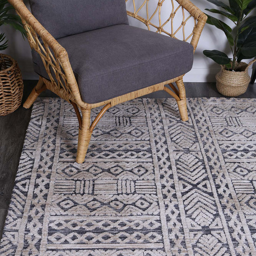 Navy Glenroy Hand-Tufted Wool Rug