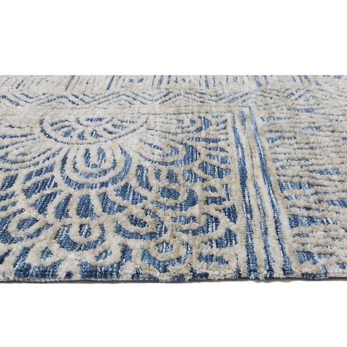 Lifestyle Floors Navy Newburg Hand-Tufted Rug | Temple & Webster