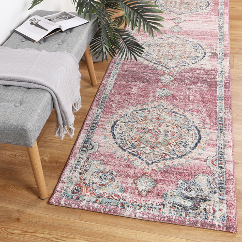 Pink Salsa Power Loomed Runner