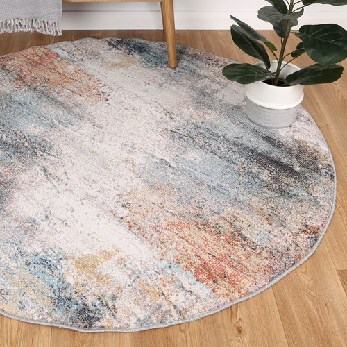 Imaad Power Loomed Round Rug