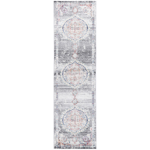 Grey Salsa Power Loomed Runner