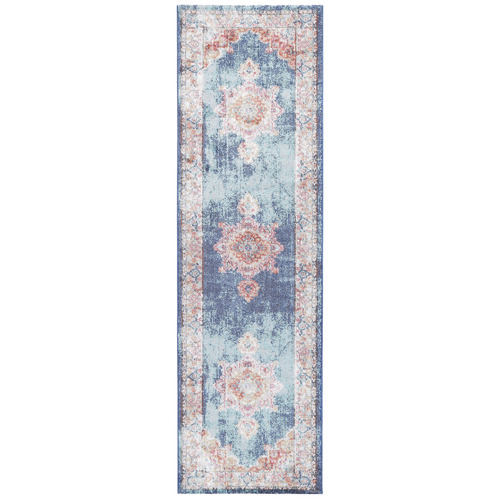Blue Blaese Power Loomed Runner