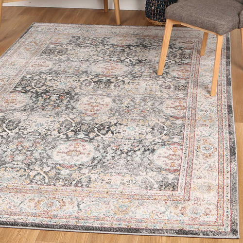 Grey Erdem Power-Loomed Rug