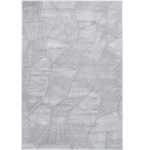 Grey Tahir Power-Loomed Rug