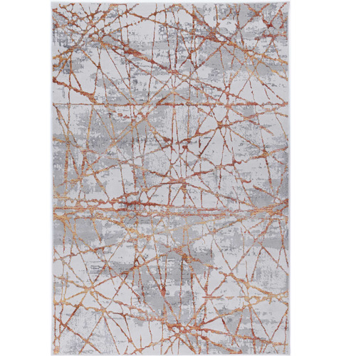 Grey Elif Power-Loomed Rug
