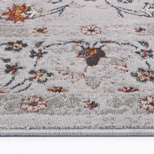 Grey Cebrail Power-Loomed Rug