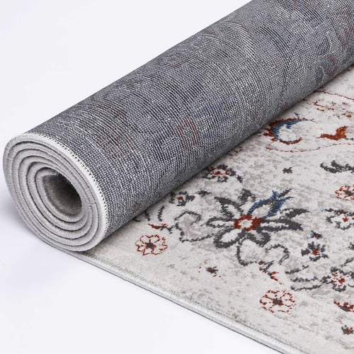 Grey Cebrail Power-Loomed Rug