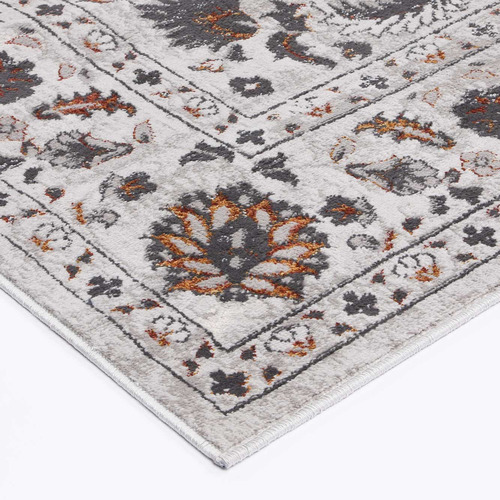 Grey Beren Power-Loomed Rug